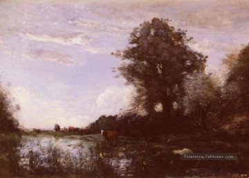 Étangs lacs et chutes d’eau œuvres - Marais De Cuicy Pres Douai Jean Baptiste Camille Corot